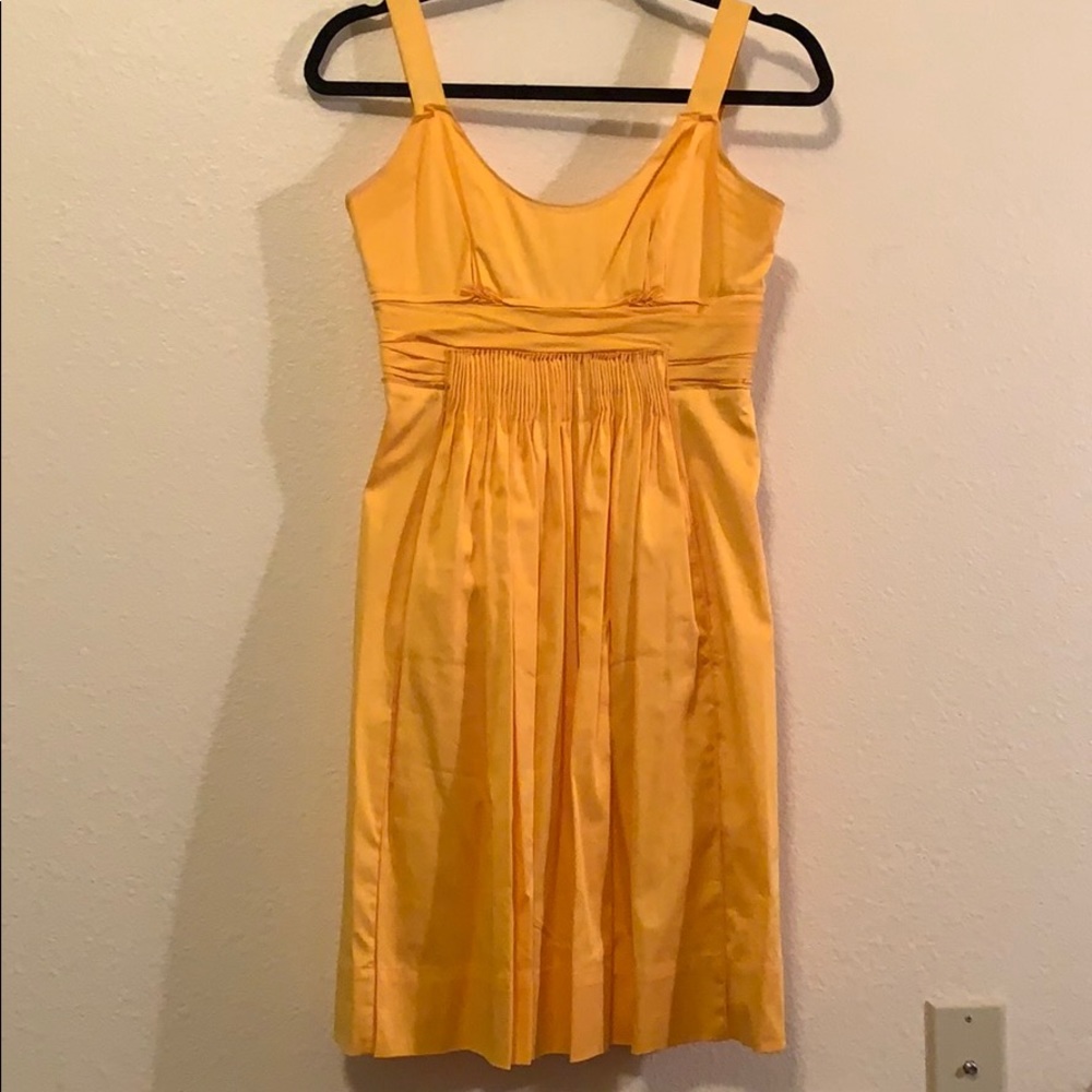 Yellow Elie Tahari dress